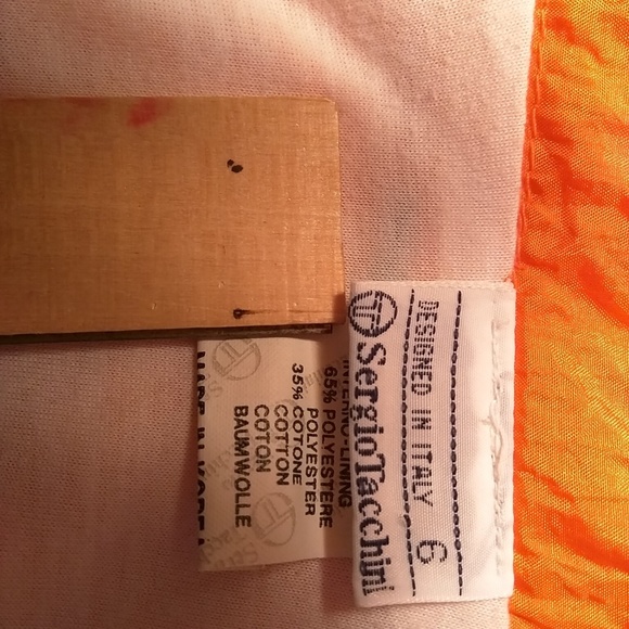 Sergio Tecchini 2 piece Orange Tracksuit - Picture 8 of 8